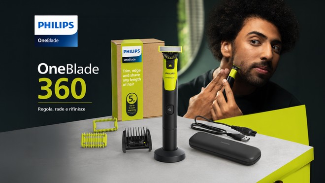 Anteprima: Philips OneBlade 360 a 49: il kit che vi sistema barba e corpo in offerta su Amazon
