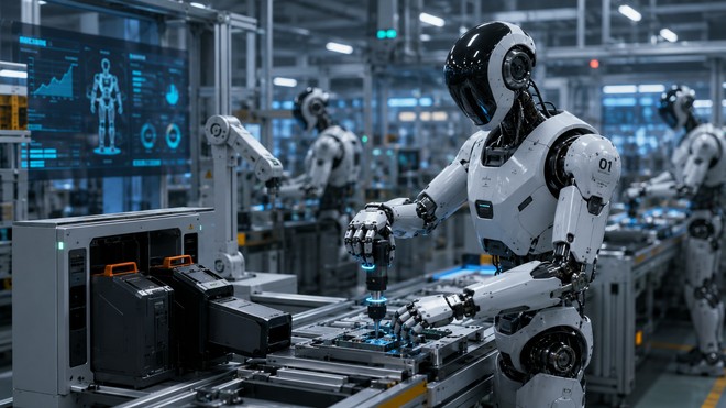 Anteprima: Robot che non si fermano mai: la Cina elimina anche il tempo di ricarica