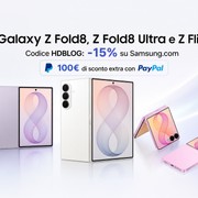 Galaxy Z Fold8, Ultra e Flip8: 15% di sconto con codice HDBLOG e 100? extra con 