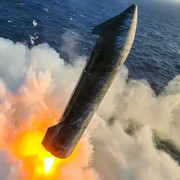 Starship ripresa da un satellite Starlink: immagini inedite del volo 13