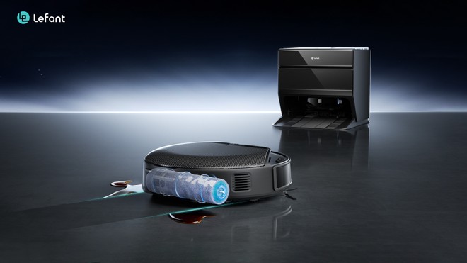 Anteprima: Lefant M5 Pro a 296 euro su Amazon: robot con lavaggio e base automatica