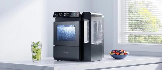 Anteprima: Ecozy presenta una macchina smart per i cubetti di ghiaccio che non si inceppa