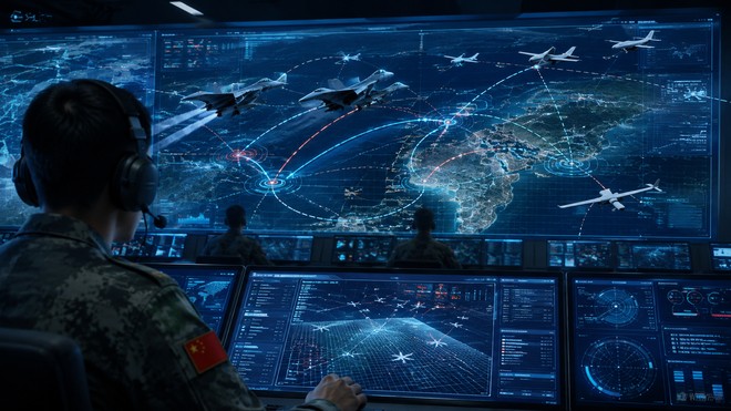 Anteprima: La Cina affida all'AI il coordinamento degli attacchi aerei di massa