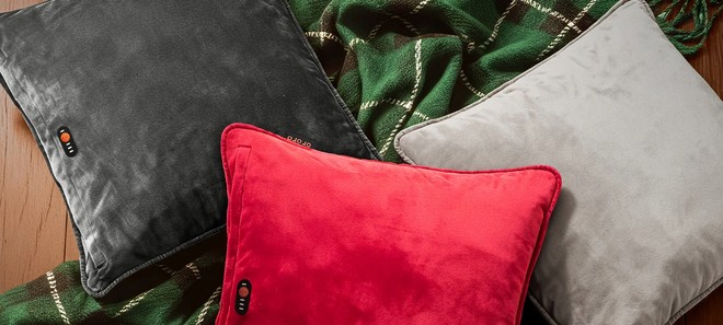 Anteprima: Ororo lancia la Home Collection: coperte e cuscini riscaldati a batteria