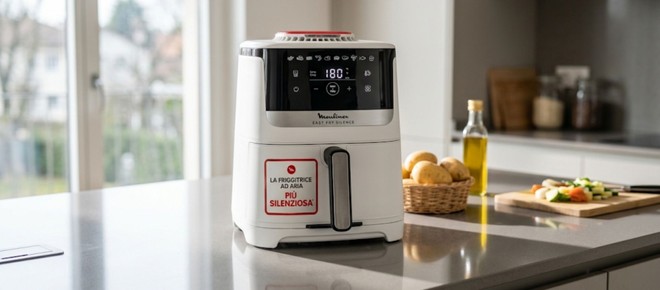 Anteprima: Moulinex Easy Fry Silence è la friggitrice ad aria più silenziosa: ora in sconto su Amazon