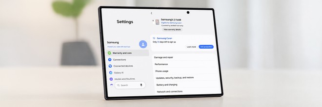 Anteprima: Samsung porta garanzia e assistenza in un unico menu sui Galaxy con One UI 9