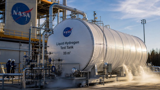 Anteprima: La NASA prova un nuovo isolamento per lidrogeno liquido