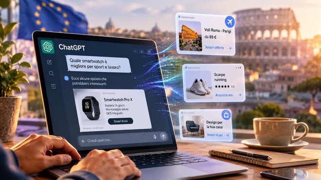 Anteprima: ChatGPT Ads arriva in Italia: cambia la pubblicità online