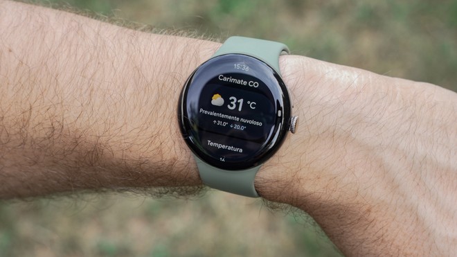 Anteprima: Su Pixel Watch il meteo si arricchisce con nuove informazioni