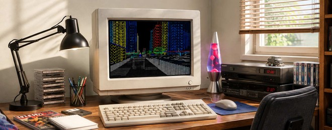 Anteprima: Qualcuno è riuscito a creare una città 3D esplorabile usando solo caratteri ASCII