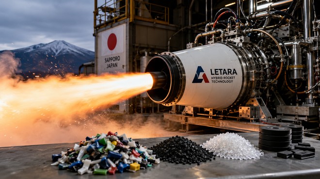 Anteprima: Razzi alimentati con plastica e gomma: la scommessa giapponese