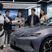 BYD porta i robot umanoidi nei concessionari: arriva Xiao Di