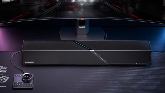 Anteprima: ASUS porta Dolby Atmos e chat vocale dentro una soundbar gaming