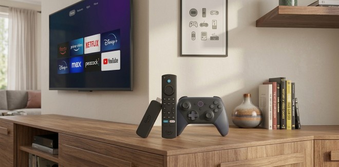 Anteprima: Giocare senza console? In sconto il bundle con Fire TV Stick 4K Max e controller Luna