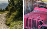 La Jeep portata in spalla e con muli a oltre 2300 metri e mai utilizzata