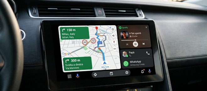 Google Maps su Android Auto, spariscono tachimetro e limiti di velocità