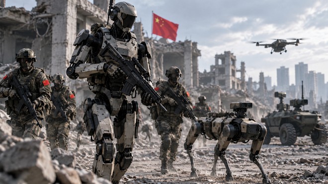 Anteprima: Robot umanoidi in guerra entro 10 anni, la Cina è in prima linea