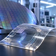 Chip trasparenti e flessibili: il silicio ora può piegarsi davvero