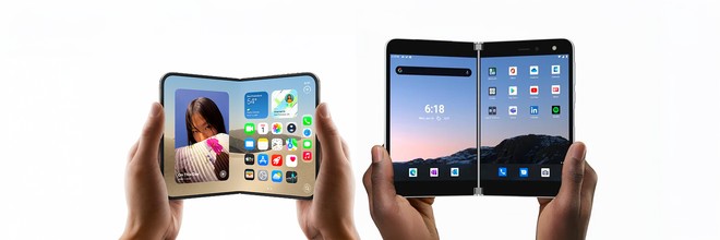 Anteprima: iPhone Duo, in un video di Apple un riferimento a Surface: voluto o casuale?