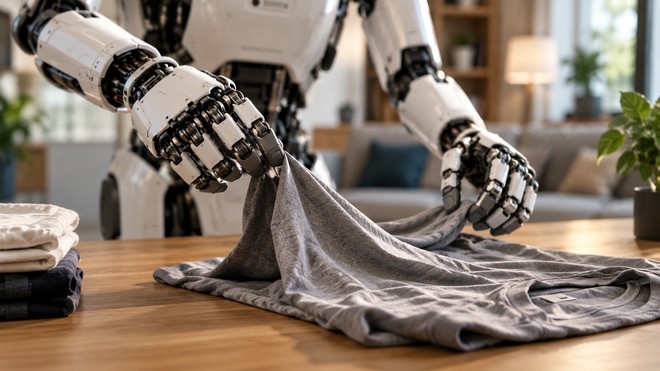 Anteprima: Perché i robot fanno un backflip ma non sanno piegare una maglietta?