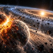 James Webb analizza i dischi di detriti delle collisioni planetarie