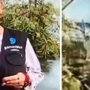 Auto investe giornalista in diretta tv, le immagini del terrificante impatto
