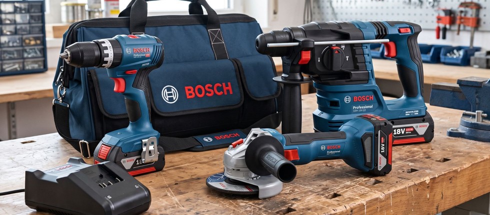 Tre elettroutensili Bosch Professional 18V e tre batterie: il super kit ...