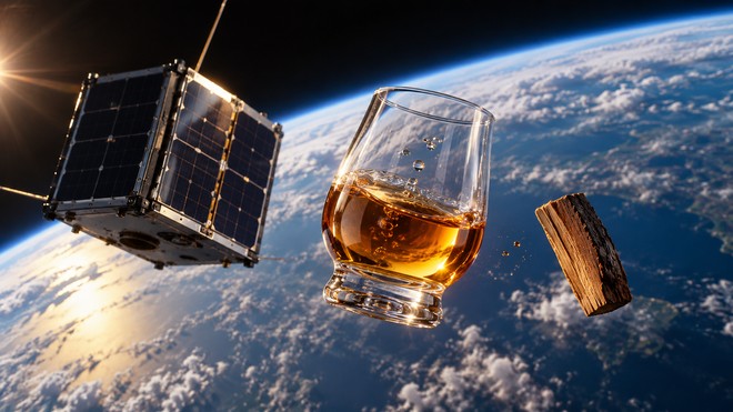 Anteprima: Il whisky può invecchiare nello spazio? Nel 2028 partirà il primo esperimento
