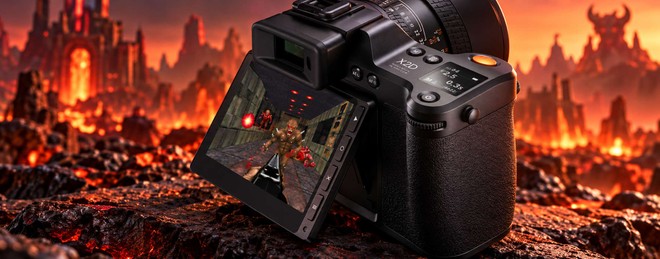Doom può girare anche sulla Hasselblad X2D: si spara col pulsante di scatto