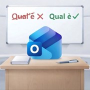 Outlook sale in cattedra per controllare gli errori di ortografia prima di invia