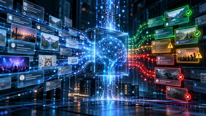 Copertina: L'AI cambia le regole della moderazione sul web: decide in 35 millisecondi