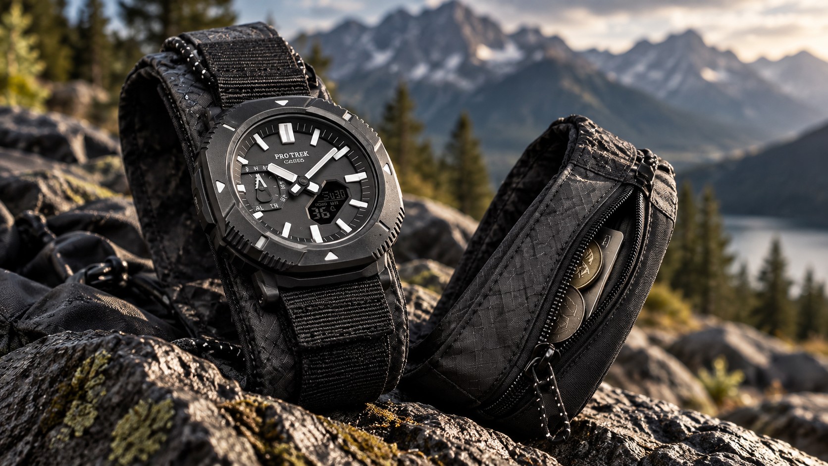 Casio Pro Trek PRJB001EX-1: solare, Bluetooth, con tasca nascosta