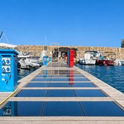 All'Isola del Giglio il pontile diventa una centrale a energia rinnovabile