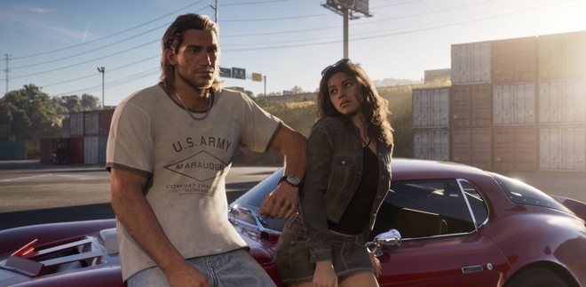 GTA 6 si fa vedere in un nuovo trailer di lancio: Jason e Lucia tra crimini e amore