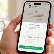 WhatsApp, i messaggi programmati anche su iPhone: ecco come funzionano