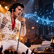 Elvis Presley, causa ad Anthropic: 274 canzoni usate per l'AI