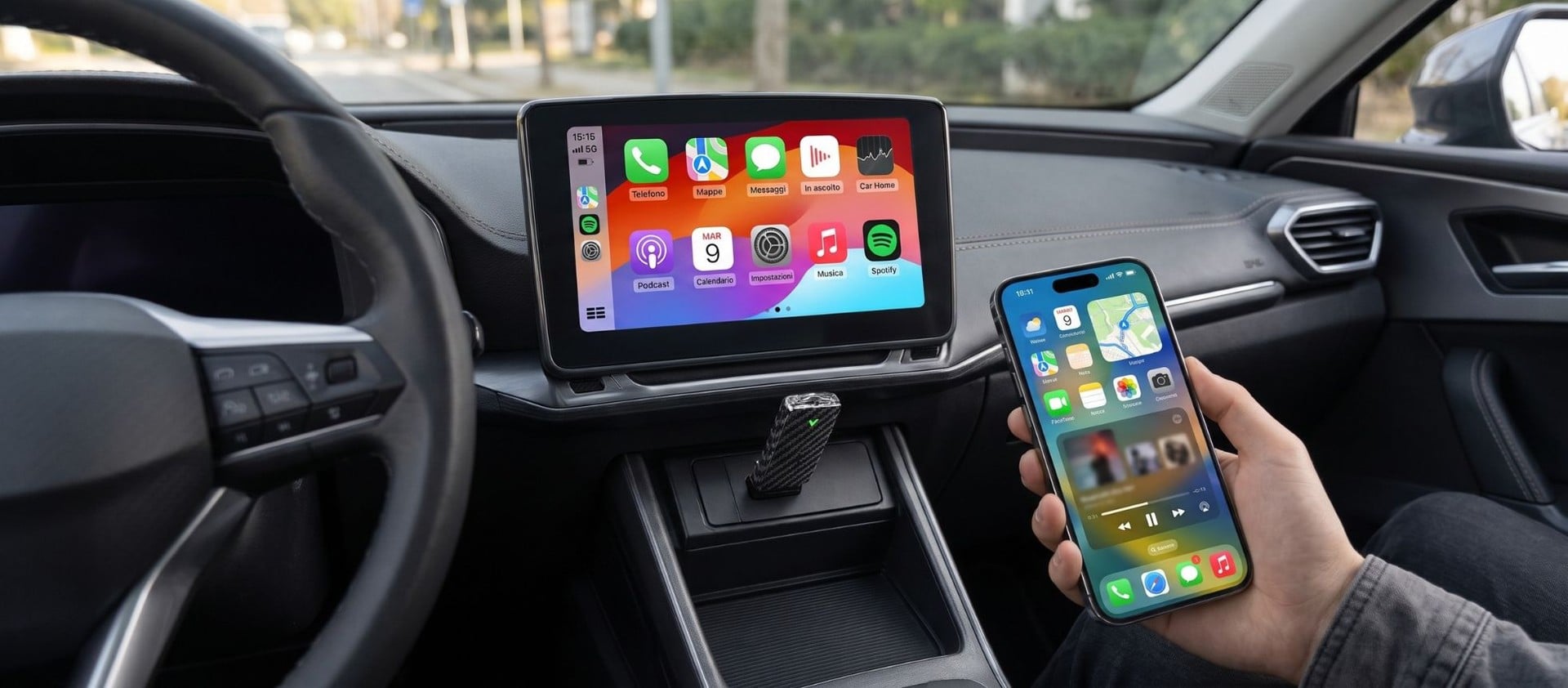 CarPlay e Android Auto senza fili con questo adattatore che scende a 28 ...