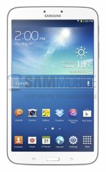 Galaxy Tab 3 8 pollici: prima immagine e caratteristiche tecniche 