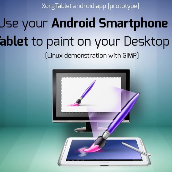 XorgTablet: come trasformare un Tablet in una tavoletta grafica per PC! 