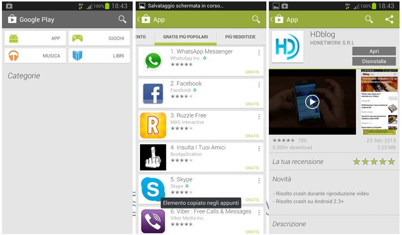 Play Store Non Mi Scarica Le App
