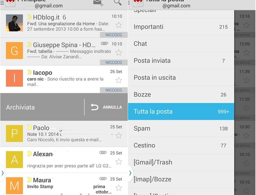 Tips Mail Archiviata dove va a finire la posta in GMail e come