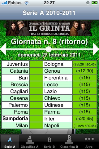 Serie A 2011 2012 Si Aggiorna Portando Il Nuovo Calendario Delle Partite Hdblog It