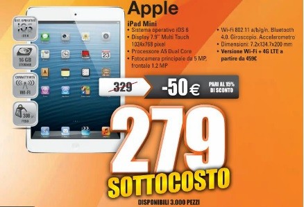 iPad mini e iPod touch in offerta sul nuovo volantino Marco Polo Shop 