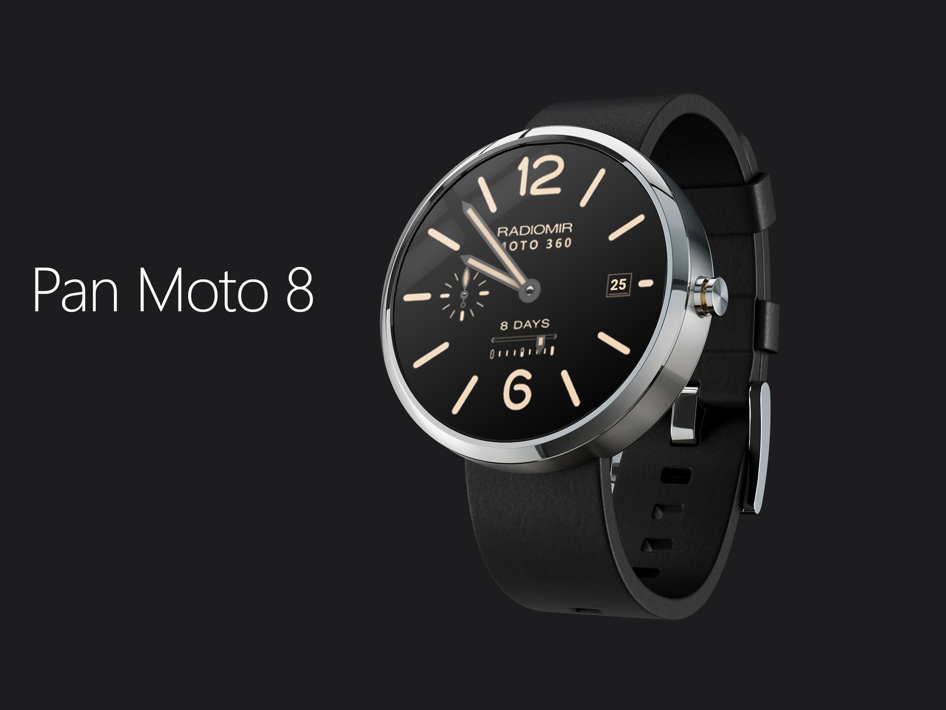 Motorola Orologio Intelligente Moto Watch 70, Nero