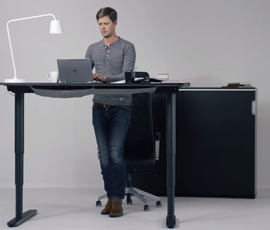 Rialzo Monitor ERGOMAKER Convertitore Da Scrivania In Piedi, 91 Cm