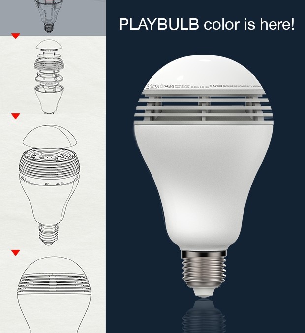 Playbulb, la lampadina a LED smart con speaker Bluetooth (video