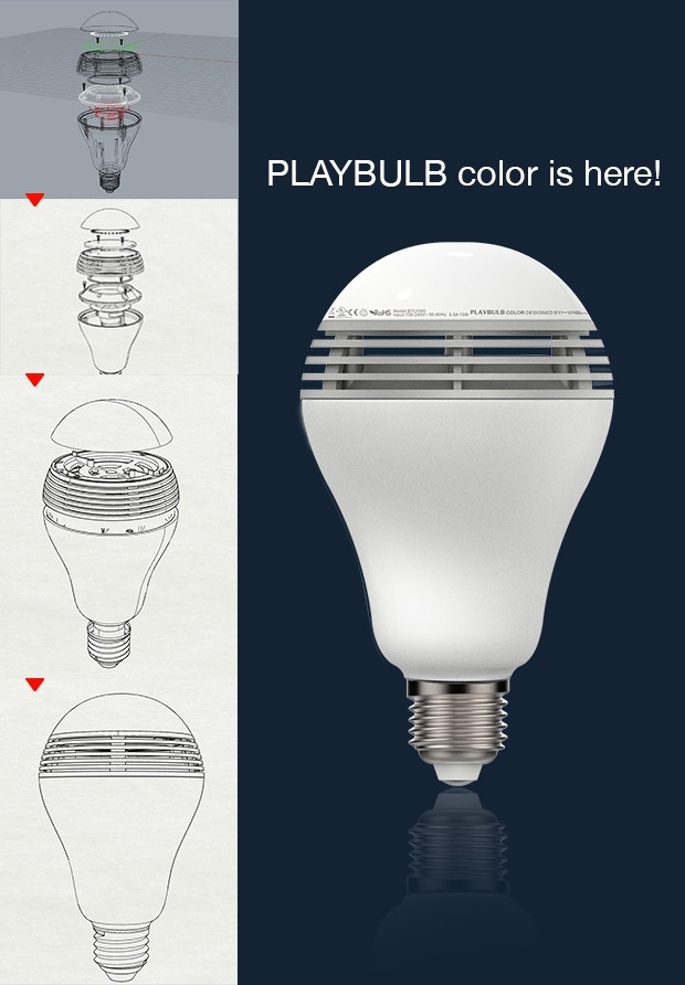 Playbulb, la lampadina a LED smart con speaker Bluetooth (video) 