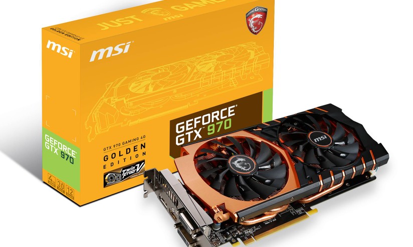 MSI GTX 970 GAMING 4G GOLDEN EDITION ufficiale, ecco le specifiche