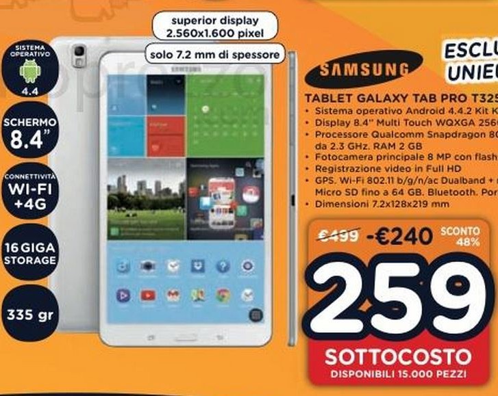 Sottocosto Unieuro: interessanti offerte per smartphone e Tablet