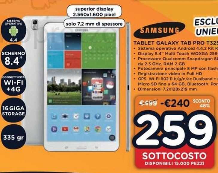 Sottocosto Unieuro: interessanti offerte per smartphone e Tablet Android e  non solo